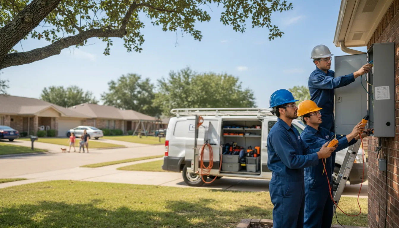 Certified electrician providing emergency electrical services in Crewe, VA